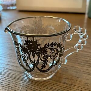 Vintage Glass Creamer